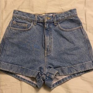 COPY - American Apparel High waisted Jean Shorts
